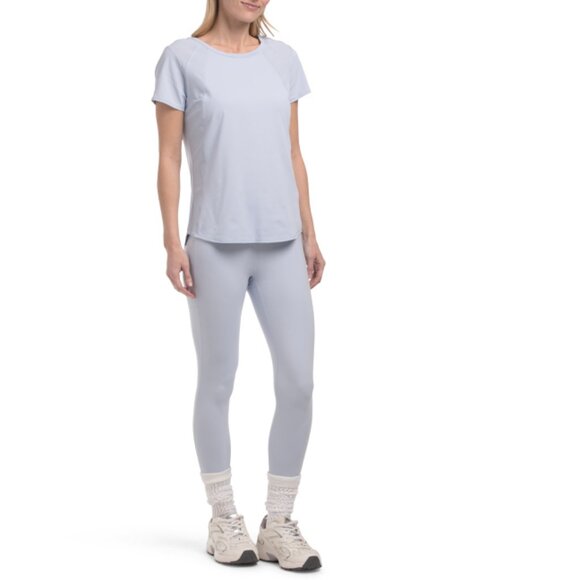 RBX Ice 2pc Active Tee And Capri Leggings Workout Set - Picture 1 of 2